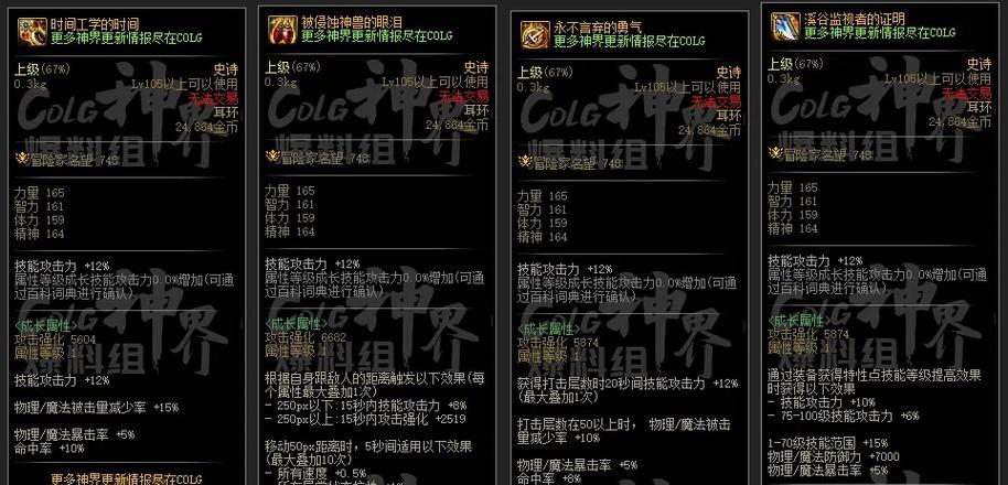 DNF霸域套装搭配哪些首饰更合适？  第1张
